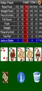 Video Poker (Lite) screenshot #1 for iPhone