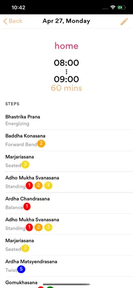 Game screenshot My Yoga Planner hack