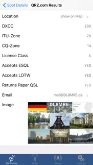 icluster - dx-cluster database iphone screenshot 4