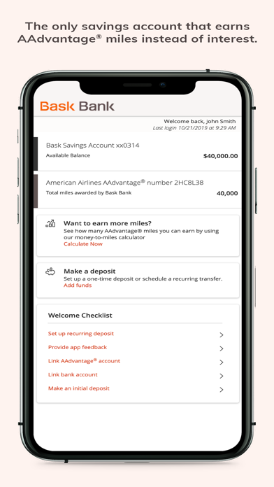 Bask Bank Mobile Screenshot