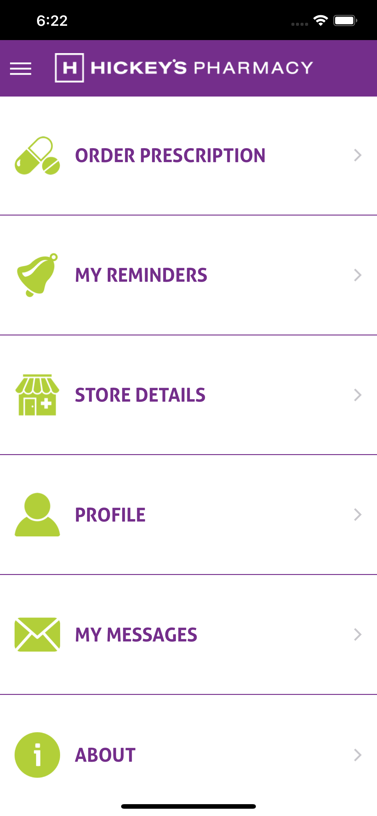 Hickey’s Pharmacy App