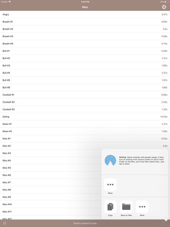 Moo - Cow Sounds iPad screenshot 3 - Entertainment app