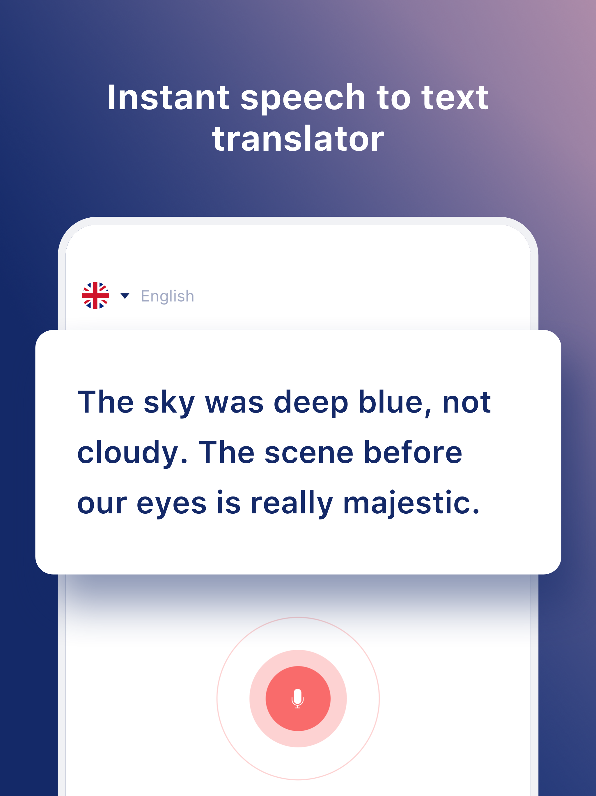 Traductor: Speak to Translate