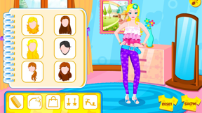 Fashion studio designer game screenshot