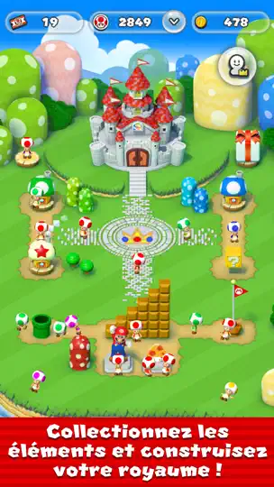 Capture d'écran de Super Mario Run sur iPhone 5