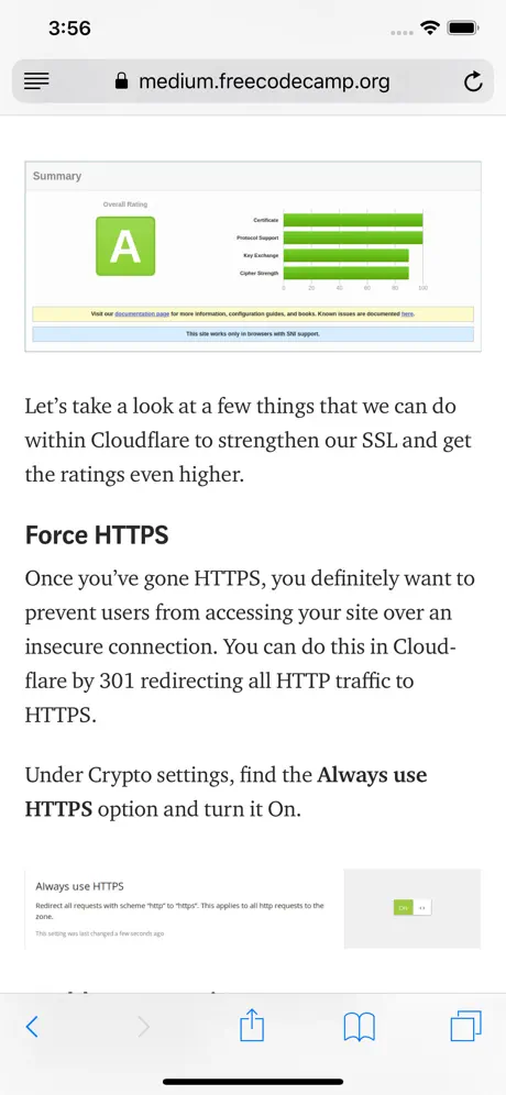 HTTPS Now for Safari