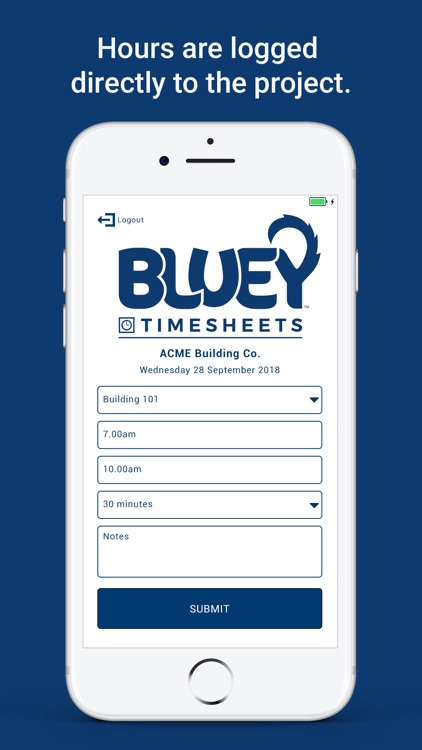 Bluey Timesheets