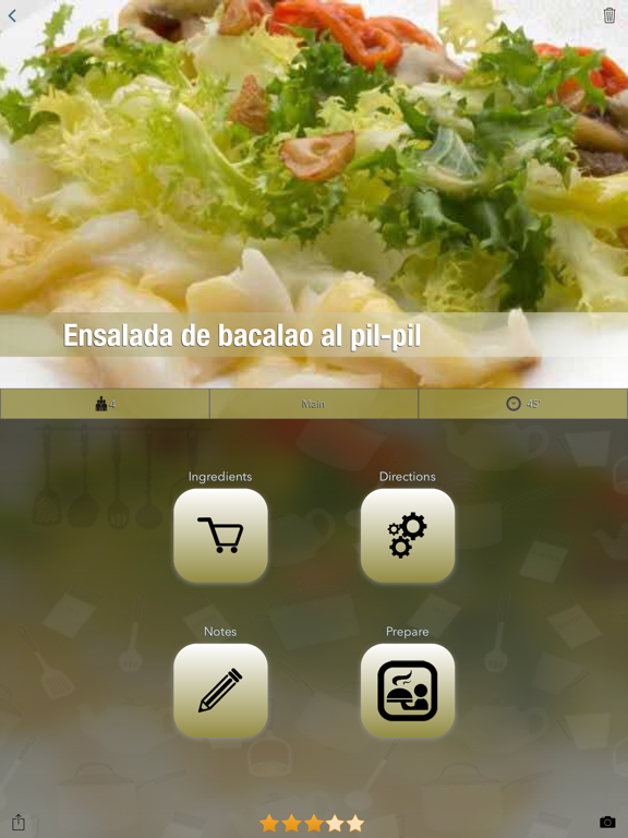 MR Recipes - Recipes Organizer iPad screenshot 4 - Food & Drink app