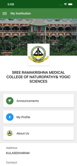 Game screenshot SRK Naturopathy college apk