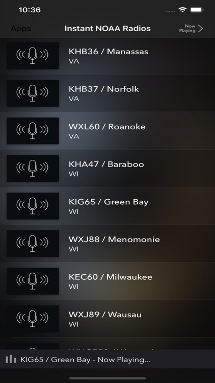 Instant NOAA Radios Lite screenshot-4