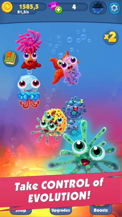 Game of Evolution: Merge Life