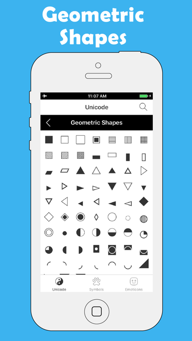 Symbol Pad & Icons for Texting Screenshot