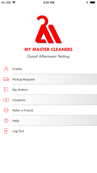 My Master Cleaners Mobile Screenshot