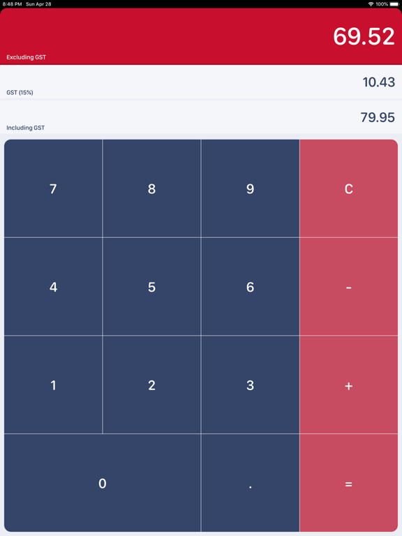 Screenshot #4 pour NZ GST Calculator