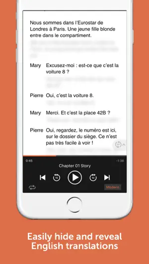 French Today Audiobook Player screenshot 3