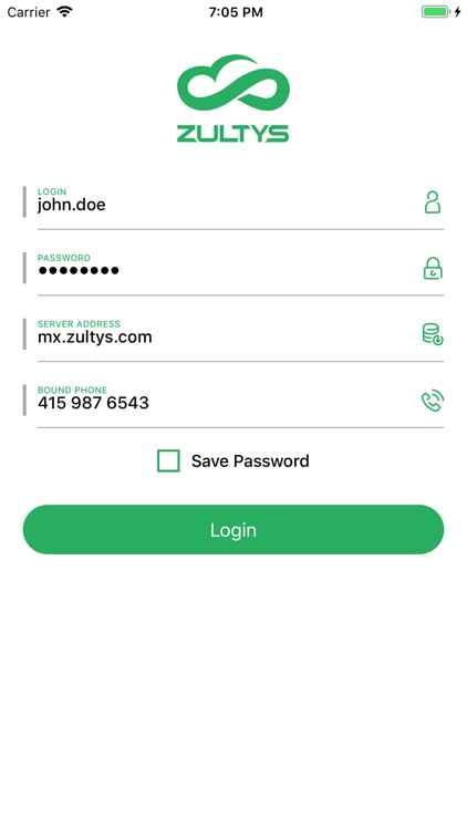 Zultys Mobile Communicator