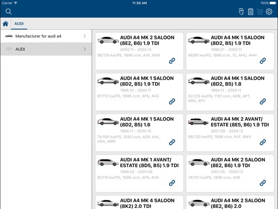 MEYLE Parts iPad screenshot 9 - Business app