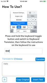 keyboard translator: chat tool iphone screenshot 1
