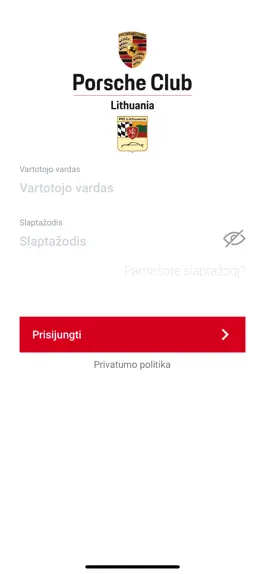Game screenshot Porsche Club Lithuania apk