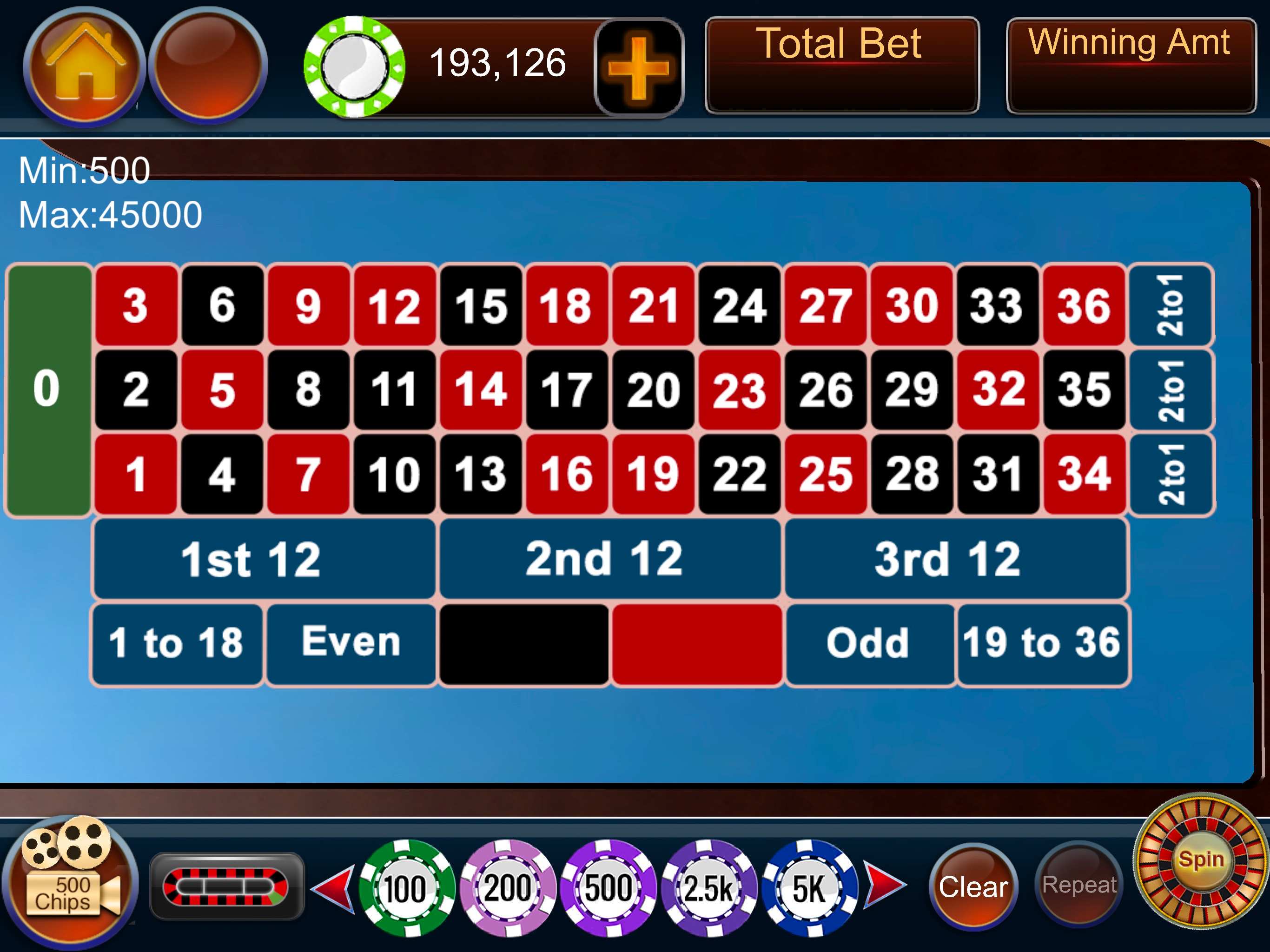 Roulette 3D Casino Style screenshot 6