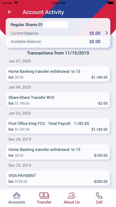 How to cancel & delete Post Office Employees FCU from iphone & ipad 3