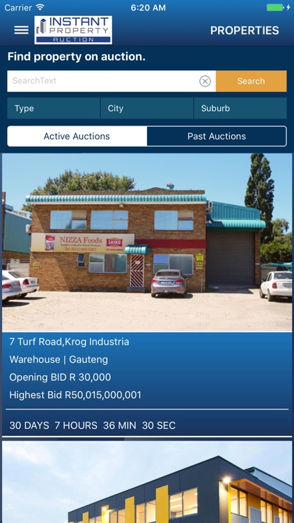 Instant Property Auction