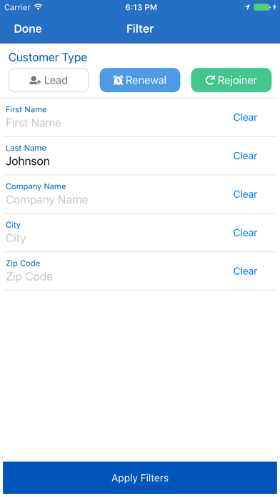 NWYC PartnerPay Screenshot