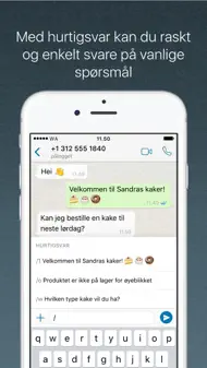 WhatsApp Business iphone bilder 2