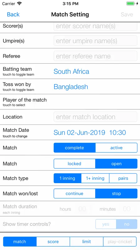 nxCricket screenshot 8 of 10
