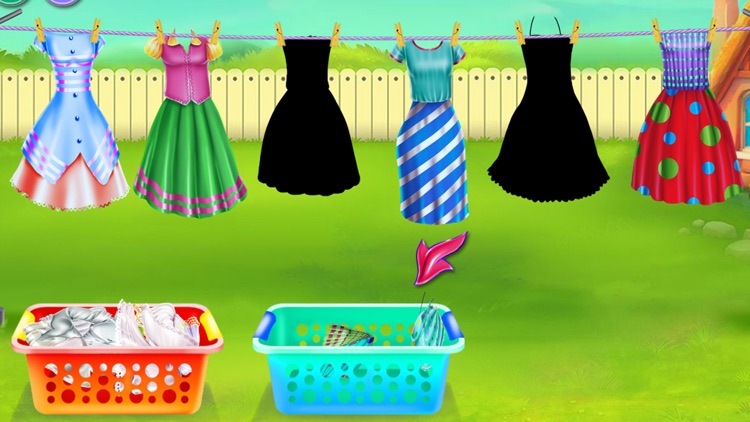 Olivias washing laundry game screenshot-5