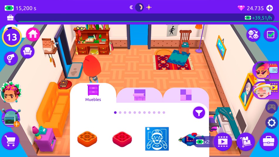 #8. Idle Life Sim - Simulator Game (iOS) Podle: Codigames