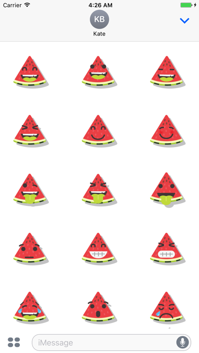 Screenshot #2 pour Sticker Me Funny Watermelon