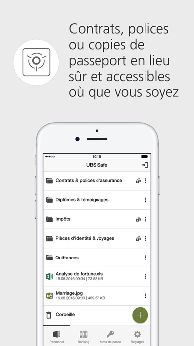 Screenshot #1 pour UBS Safe:la sécurité numérique