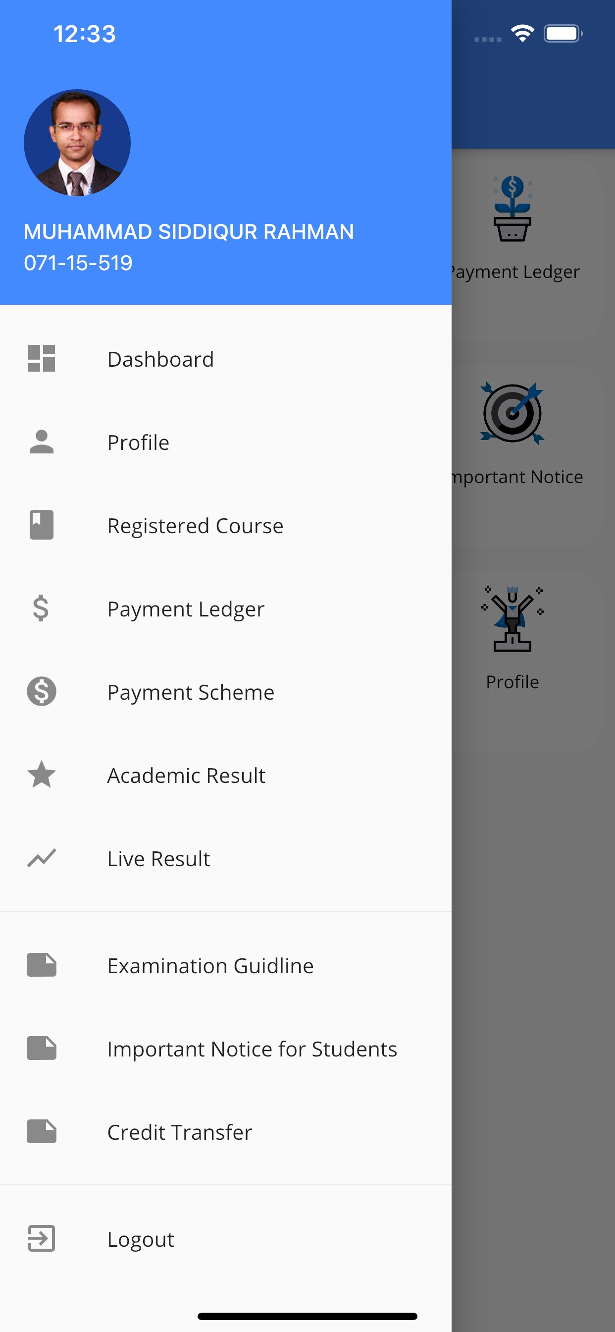 DIU Smart Student App