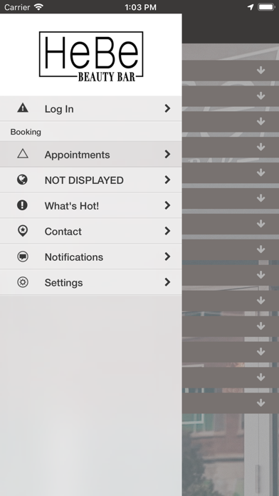 Hebe Beauty Bar screenshot 2