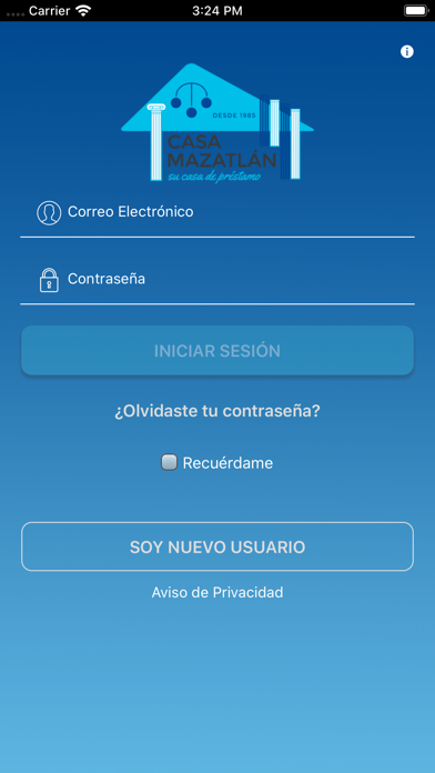 Casa Mazatlán Tarjeta Screenshot