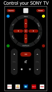 remote tv for sony bravia iphone screenshot 1