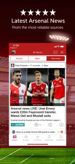 Game screenshot Arsenal News & Transfers mod apk