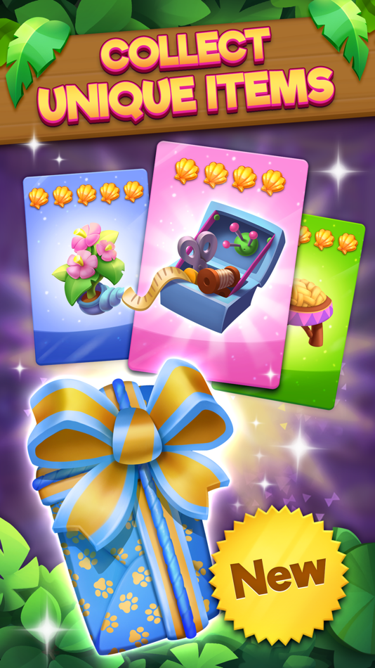 #3. Tropicats: Match 3 Puzzle Game (iOS) By: wooga