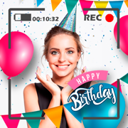 Happy Birthday Video Maker gif