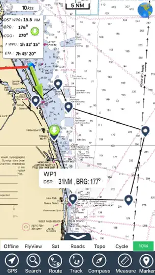 Great Lakes HD Nautical Charts iPhone Screenshot 5