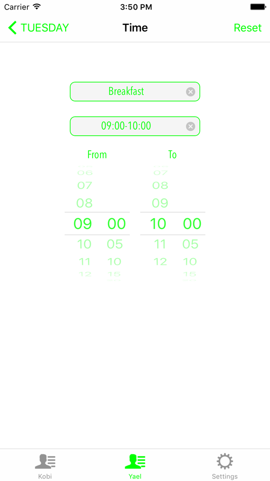 #3. TimeTable. (iOS) 由: Kobi Snir