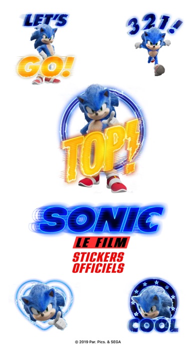 Screenshot #1 pour Sonic Le Film - Stickers