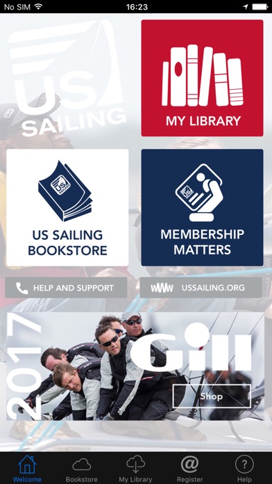 US Sailing Bookstore Screenshot