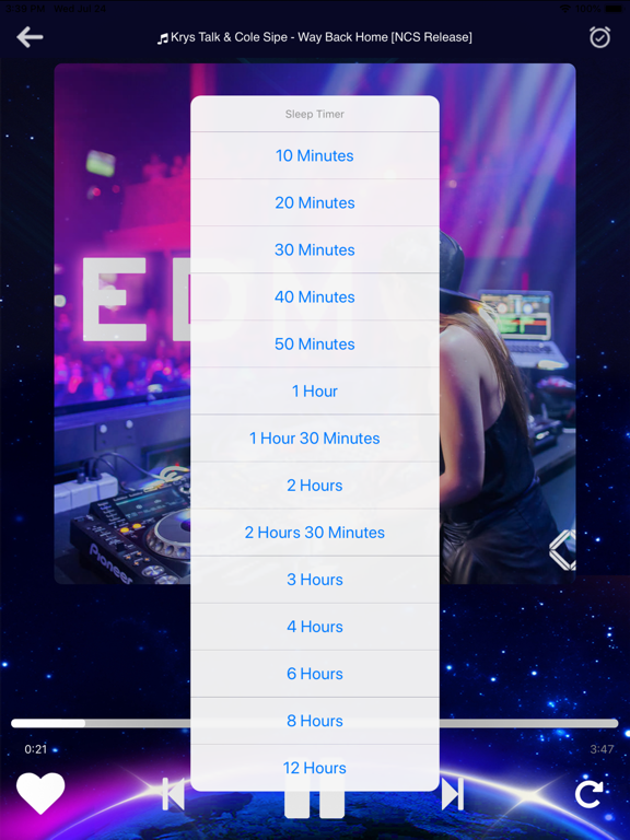 EDM Music - NCS Music iPad screenshot 4 - Music app