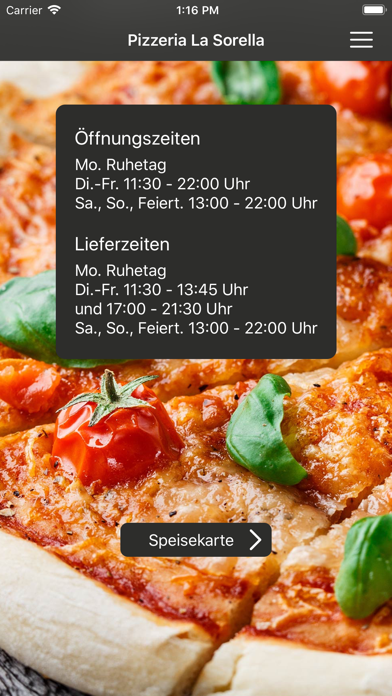 Screenshot #1 pour Pizzeria La Sorella