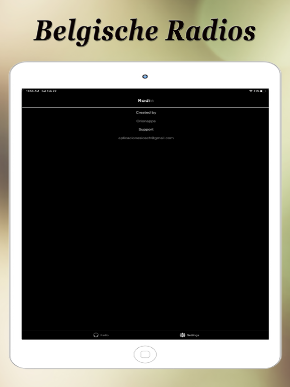 Belgische Radios iPad screenshot