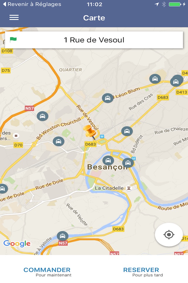 Taxi Besancon screenshot 2