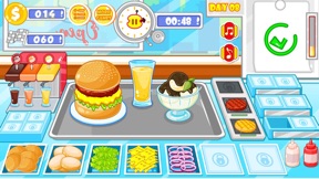 Burger shop fast food screenshot