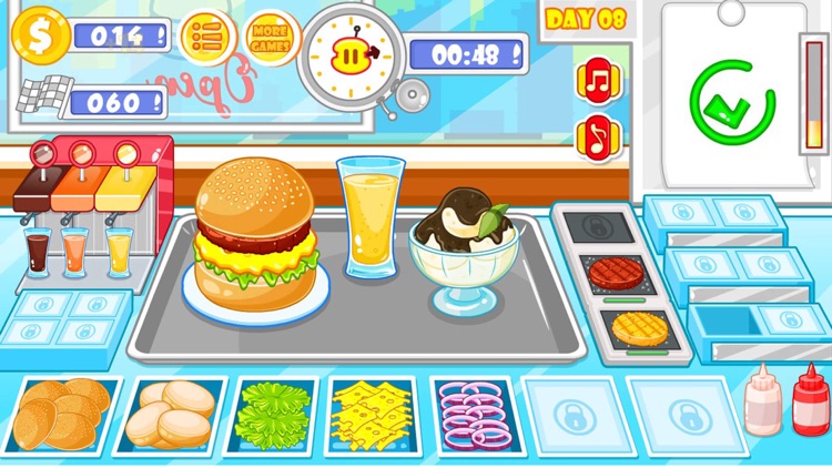 Burger shop fast food screenshot-3